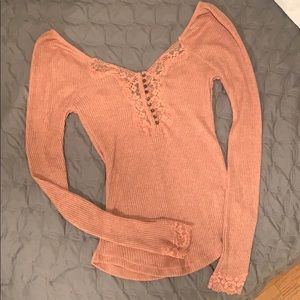 Long sleeve Lace Shirt